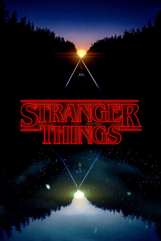 Stranger Things Tv Show Movie Poster Retro Sci-fi Print