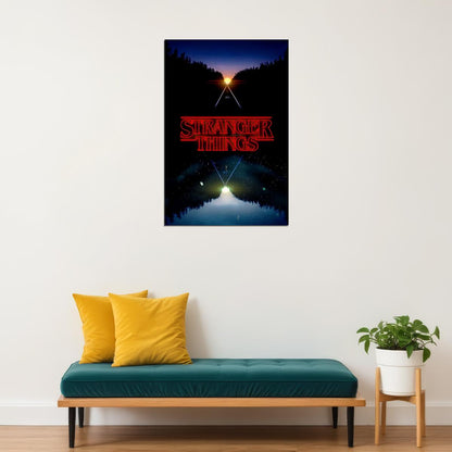 Stranger Things Tv Show Movie Poster Retro Sci-fi Print