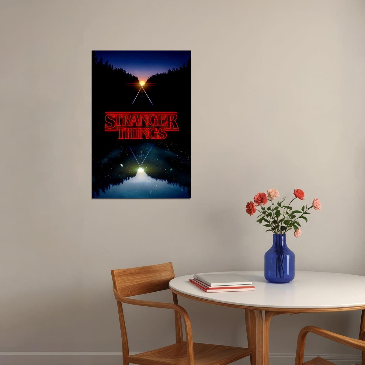 Stranger Things Tv Show Movie Poster Retro Sci-fi Print