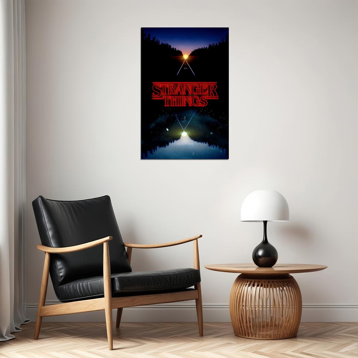 Stranger Things Tv Show Movie Poster Retro Sci-fi Print