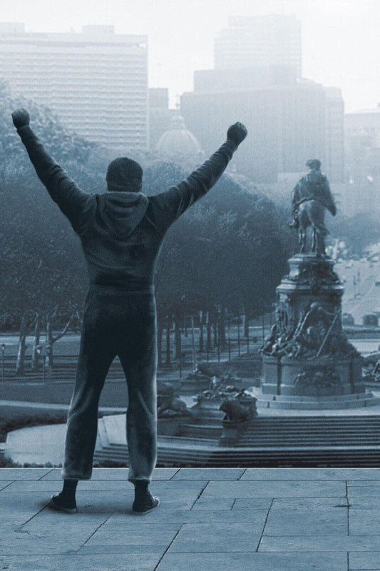 Rocky Balboa Movie Poster Iconic Boxing Film Wall Art