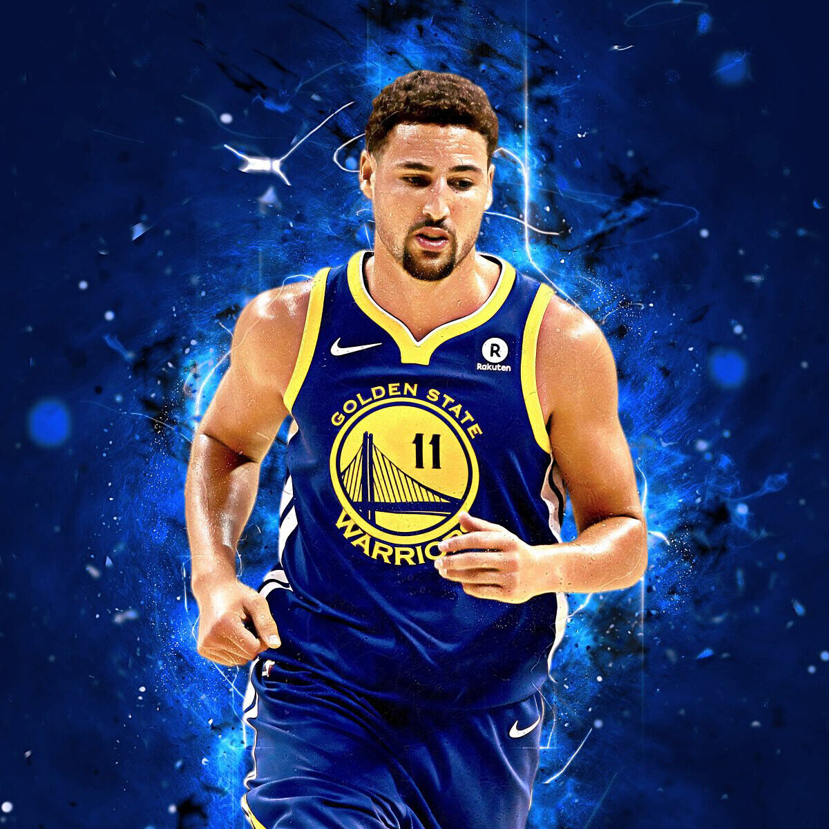 Klay Thompson Poster Nba Basketball Player Wall Art Motivational Sports Print