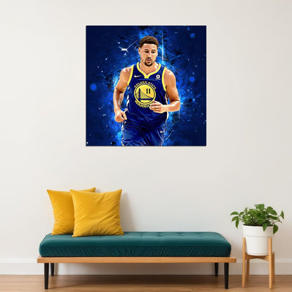 Klay Thompson Poster Nba Basketball Player Wall Art Motivational Sports Print