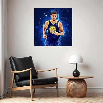 Klay Thompson Poster Nba Basketball Player Wall Art Motivational Sports Print