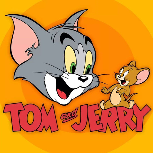 Tom And Jerry Poster Iconic Cartoon Duo Fun Classic Animation Art Retro Kids Wall Print