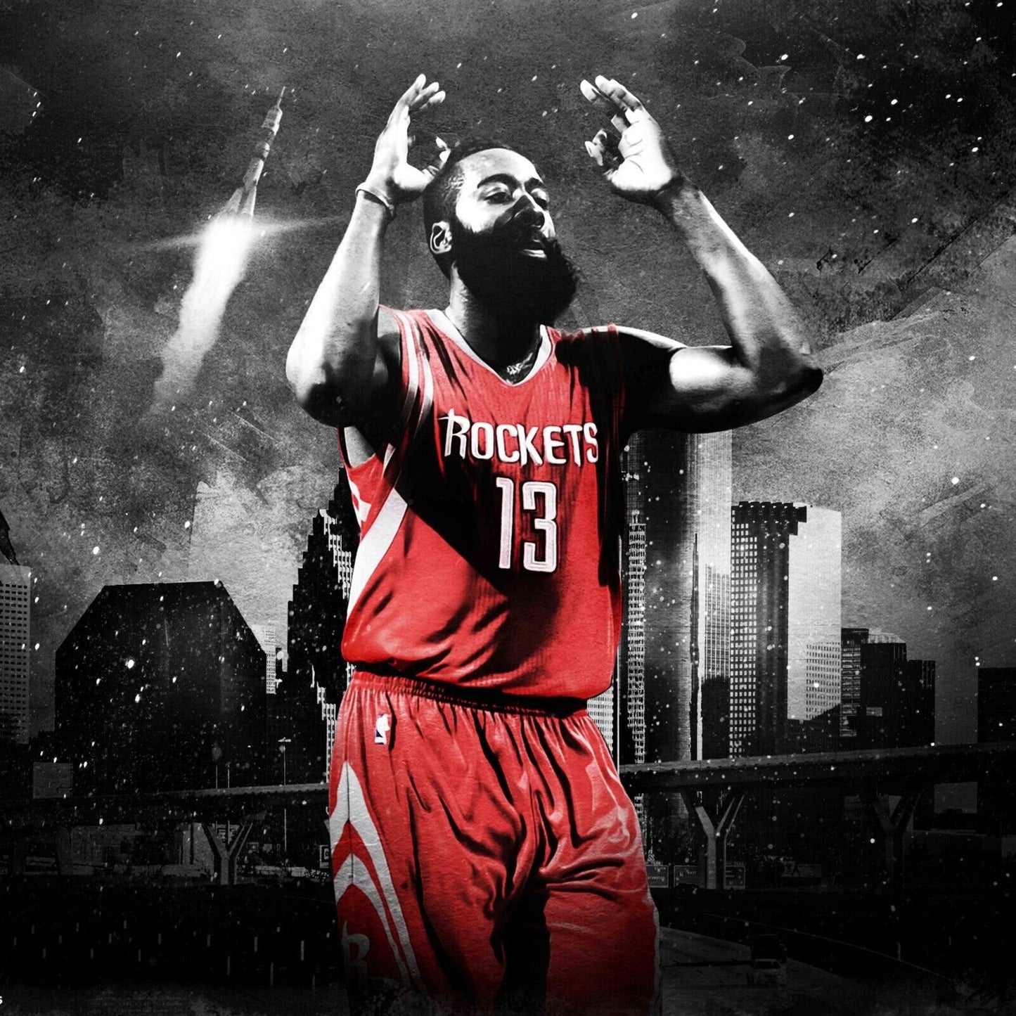 Poster James Harden Nba Basketball Player Poster Motivational