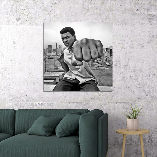 Muhammad Ali Famous Boxer Motivational Sports Print Wall Art - xonomax