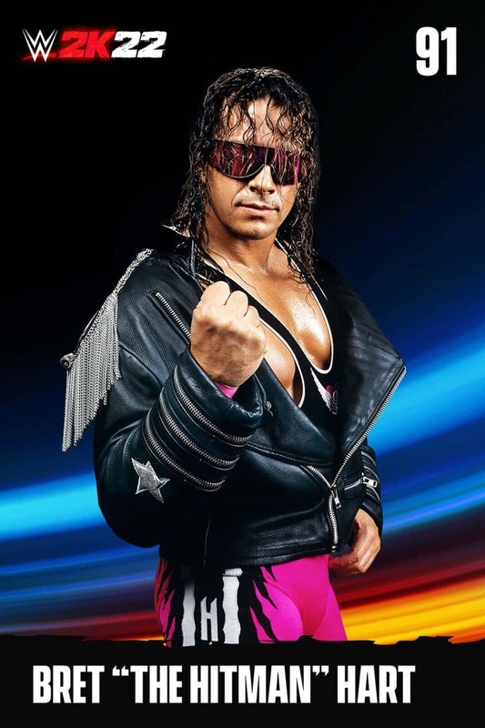 The Hitman Bret Hart Wwe Poster Inspirational Wrestling Legend Art Print