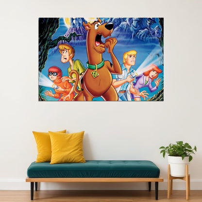 Scooby-doo Poster Classic Tv Cartoon Fun Wall Art Kids Print