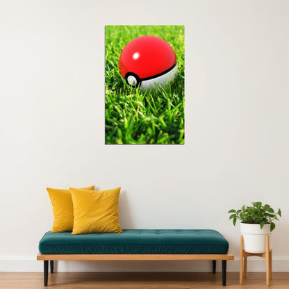 Pokemon Poke Ball Poster Nintendo Video Game Gamer Wall Art