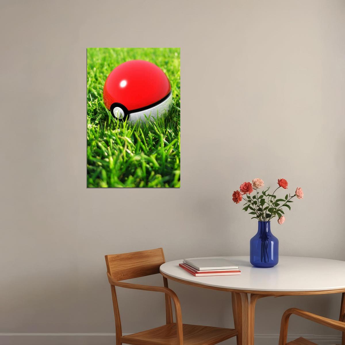 Pokemon Poke Ball Poster Nintendo Video Game Gamer Wall Art