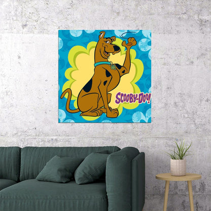 Scooby-doo Poster Classic Tv Cartoon Fun Wall Art Kids Print