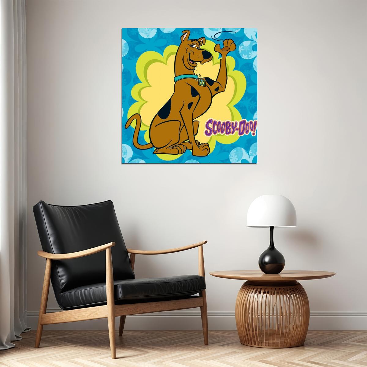 Scooby-doo Poster Classic Tv Cartoon Fun Wall Art Kids Print