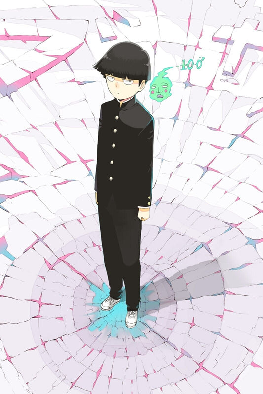 Mob Psycho 100 Anime Poster Japanese Manga Art Wall Print