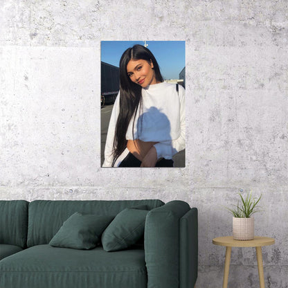 Kylie Jenner Poster Celebrity Fashion Icon Wall Art