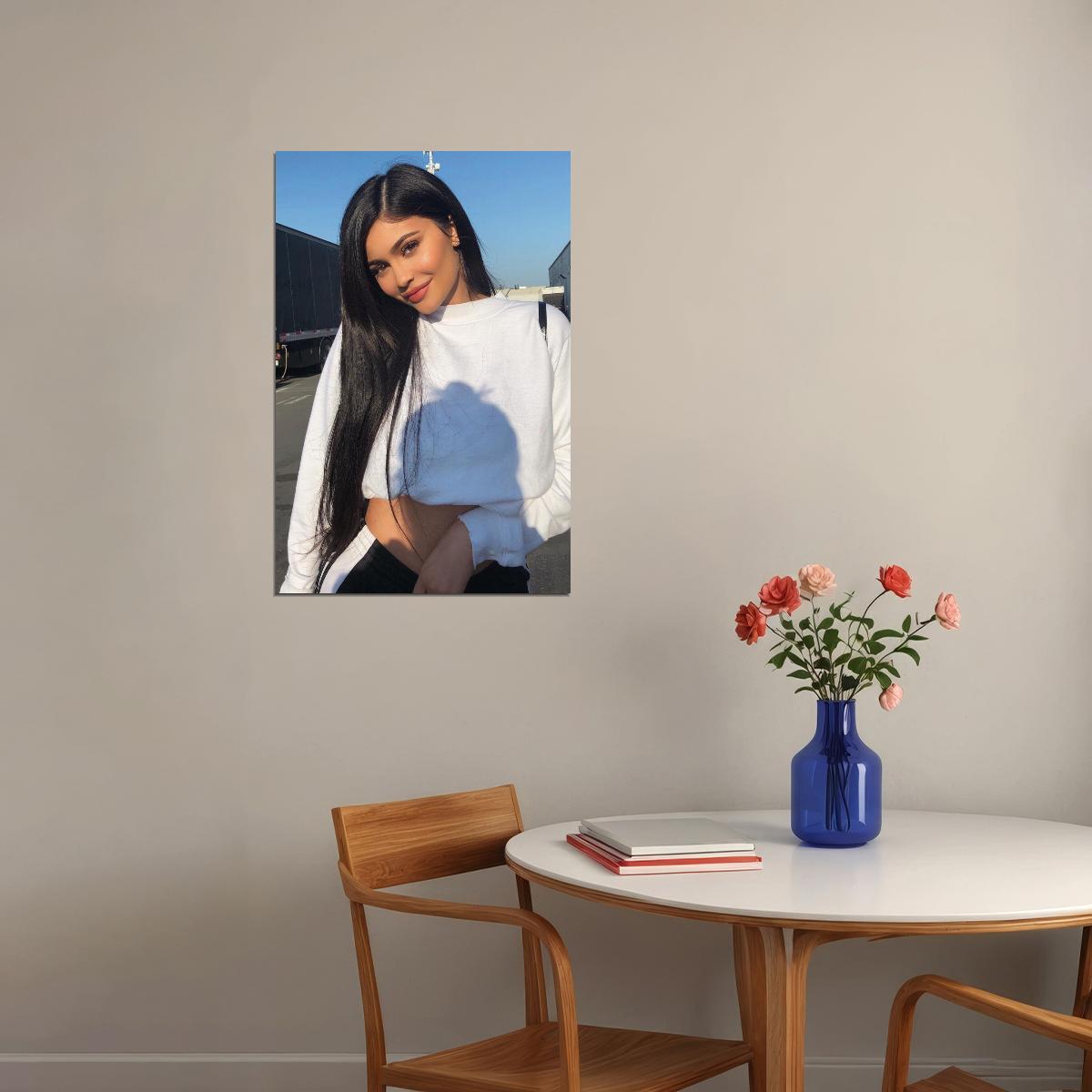 Kylie Jenner Poster Celebrity Fashion Icon Wall Art