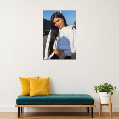 Kylie Jenner Poster Celebrity Fashion Icon Wall Art