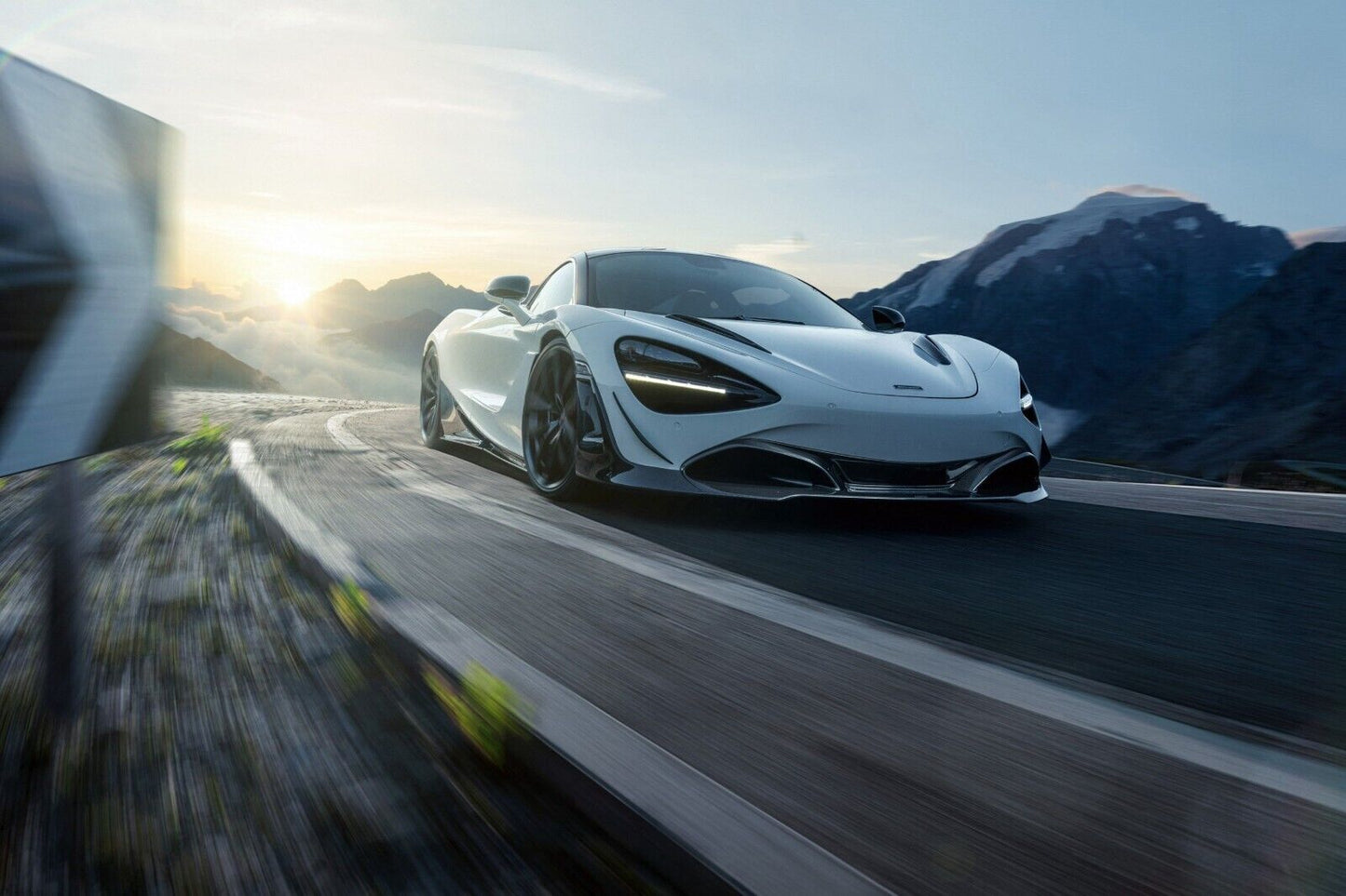 Mclaren Car Poster Sports Vehicle Wall Art Supercar