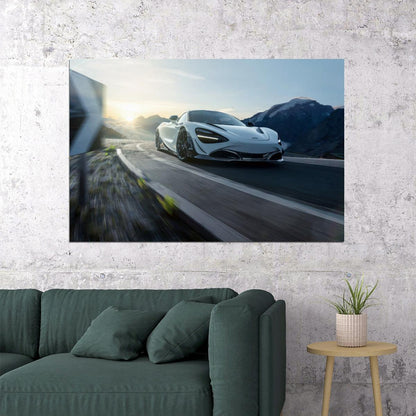 Mclaren Car Poster Sports Vehicle Wall Art Supercar