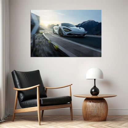 Mclaren Car Poster Sports Vehicle Wall Art Supercar