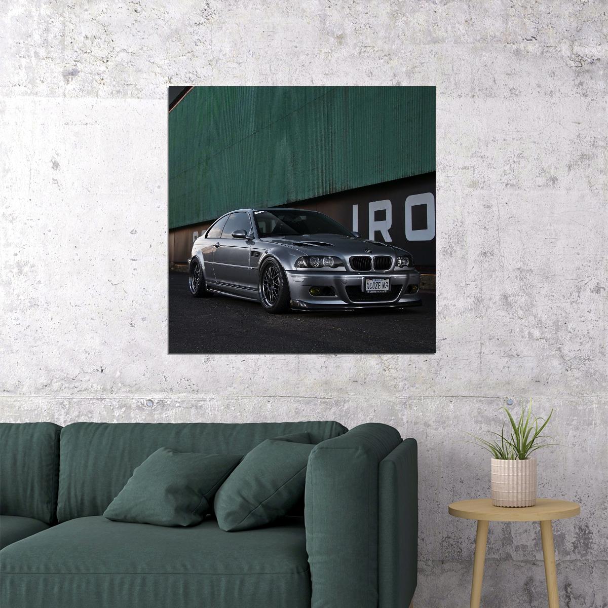 Bmw Poster Luxury Car Wall Art Print