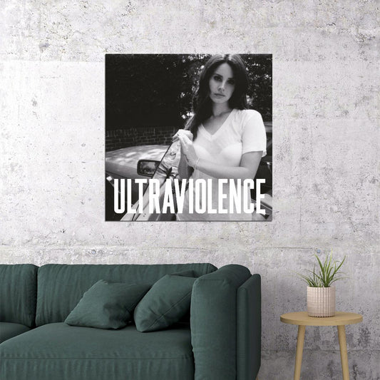 Lana Del Rey Ultraviolence Album Cover Art Music Poster Pop Singer Wall Print - xonomax