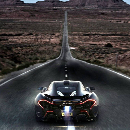 Mclaren Car Poster Sports Vehicle Wall Art Supercar