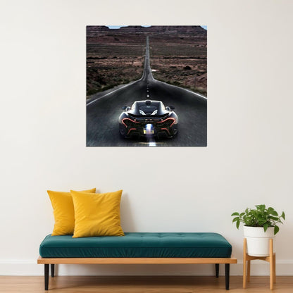 Mclaren Car Poster Sports Vehicle Wall Art Supercar