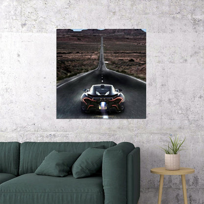 Mclaren Car Poster Sports Vehicle Wall Art Supercar