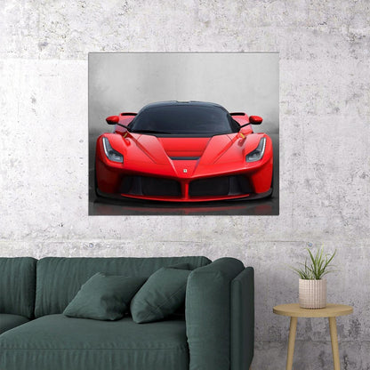 Ferrari Poster Luxury Sports Car Wall Art Italian Automotive Print