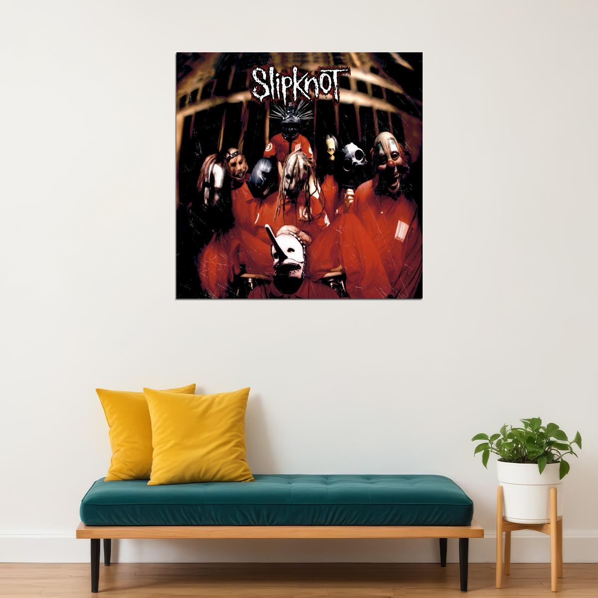 Slipknot Album Cover Art Rock Music Poster Metal Band Wall Print