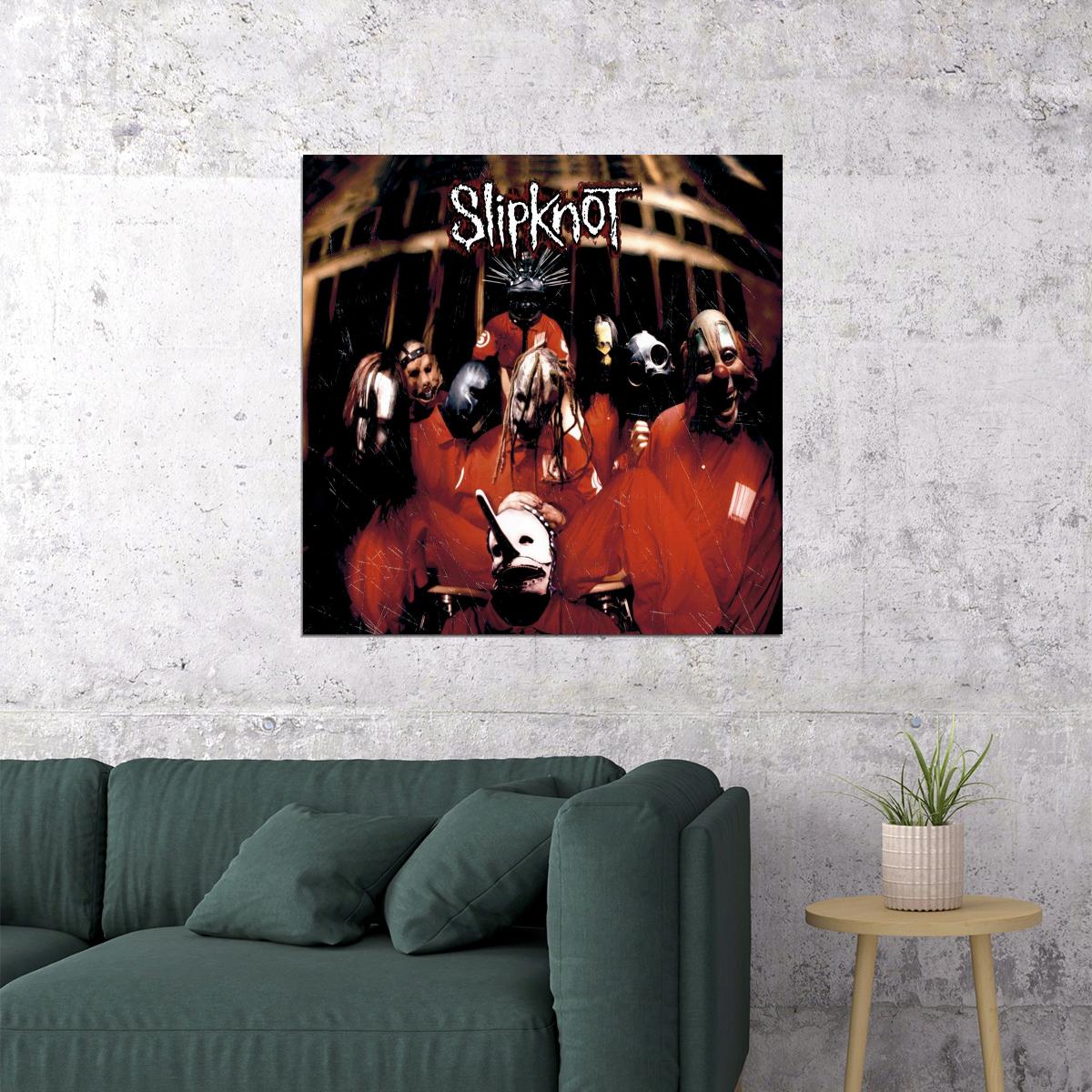 Slipknot Album Cover Art Rock Music Poster Metal Band Wall Print