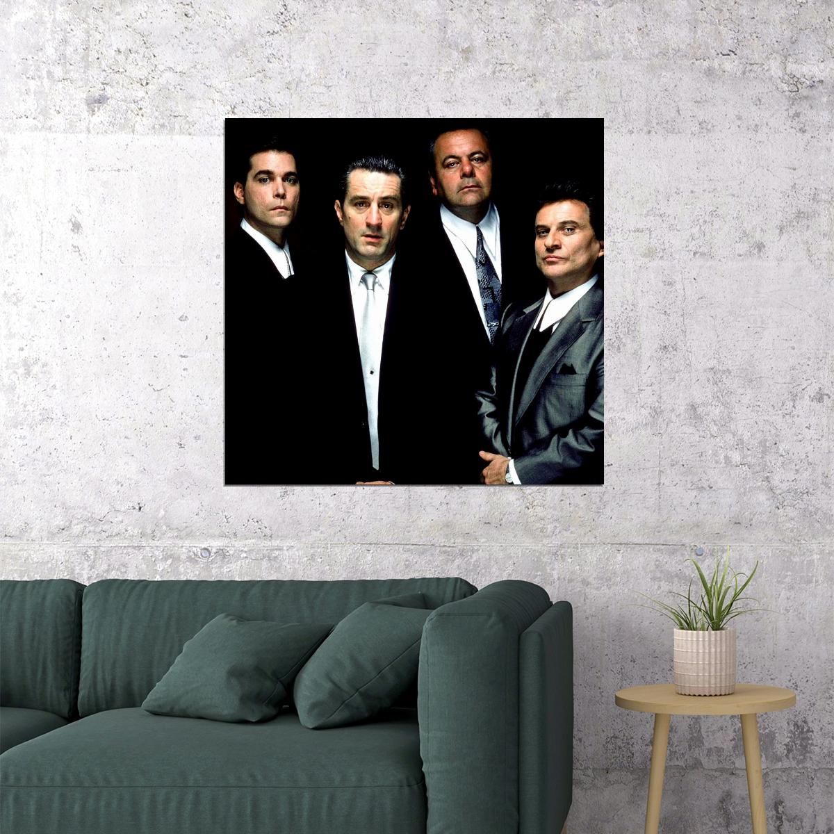 Goodfellas Movie Poster Crime Drama Film Wall Art Classic Cinema Print