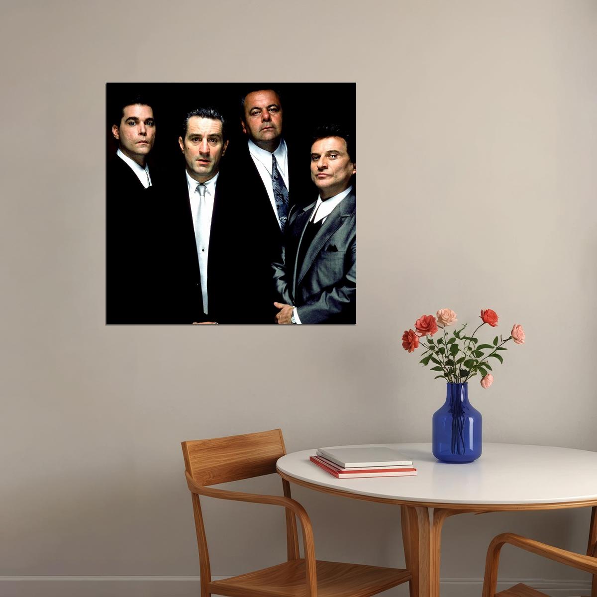 Goodfellas Movie Poster Crime Drama Film Wall Art Classic Cinema Print