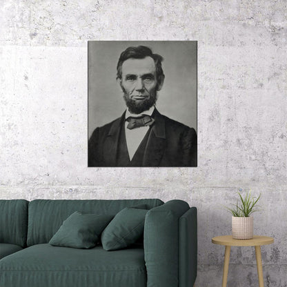 Abraham Lincoln Poster 16th U.s. President Wall Art Historical Figure Print