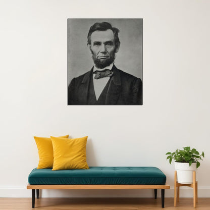 Abraham Lincoln Poster 16th U.s. President Wall Art Historical Figure Print