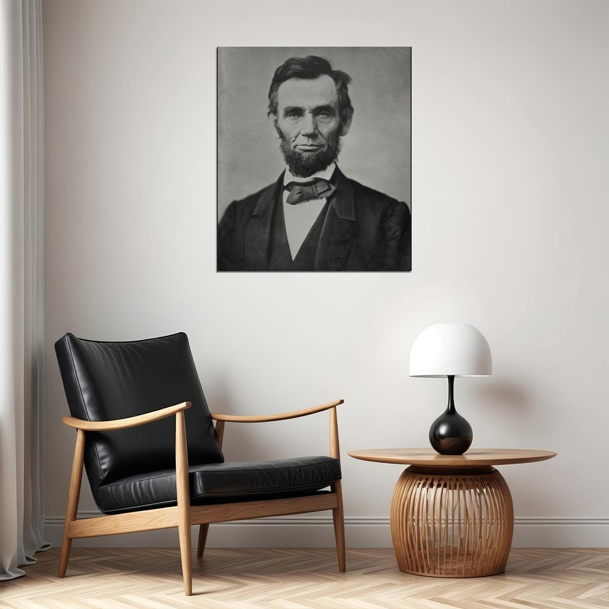 Abraham Lincoln Poster 16th U.s. President Wall Art Historical Figure Print