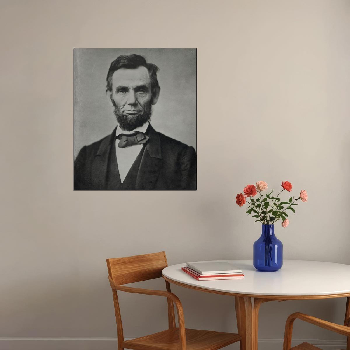 Abraham Lincoln Poster 16th U.s. President Wall Art Historical Figure Print