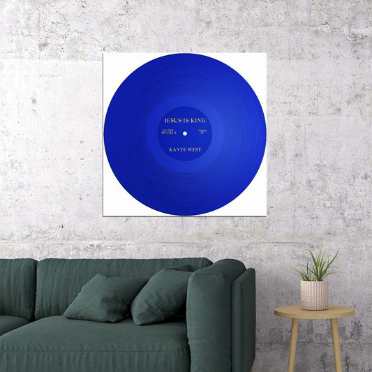 Kanye West Jesus Is King Album Cover Art Music Poster Rap Wall Print - xonomax