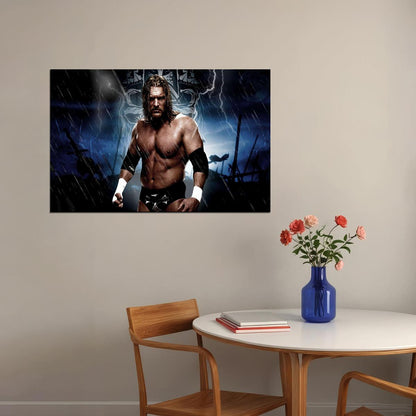 Triple H Wwe Poster Iconic Wrestling Legend Wall Art Inspirational Sports Print Champion Decor