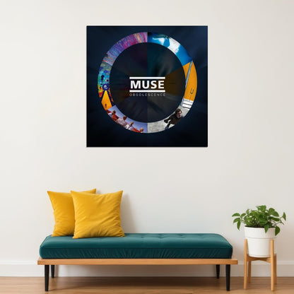 Muse Obsolescence Album Cover Art Music Poster Rock Band Wall Print