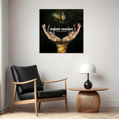 Imagine Dragons Smoke + Mirrors Album Cover Art Rock Music Poster Band Music Print