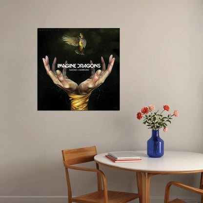 Imagine Dragons Smoke + Mirrors Album Cover Art Rock Music Poster Band Music Print