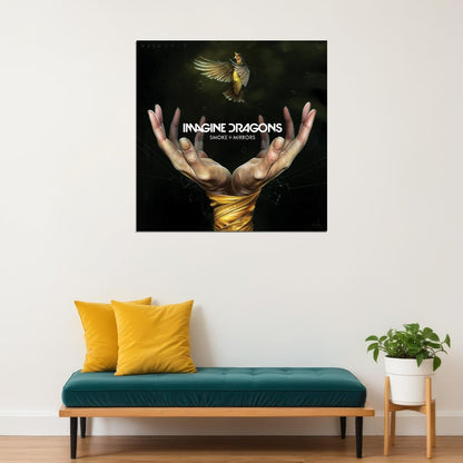 Imagine Dragons Smoke + Mirrors Album Cover Art Rock Music Poster Band Music Print