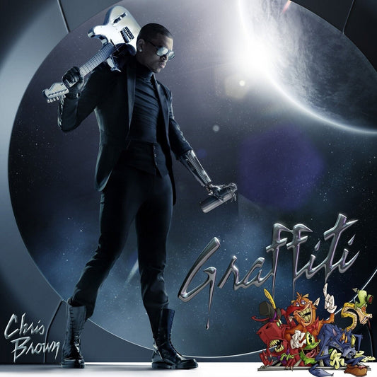 Chris Brown Graffiti Album Cover Art R&b Music Poster Singer Music Print - xonomax