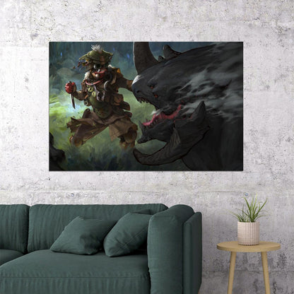 Apex Legends Bloodhound Video Game Poster Wall Art Battle Royale Gaming Print