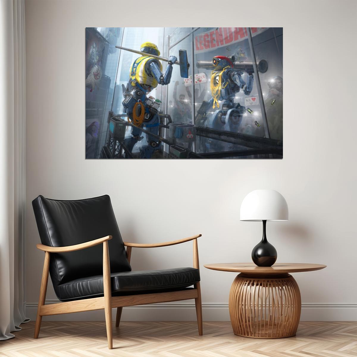 Apex Legends Pathfinder Video Game Poster Wall Art Battle Royale Gaming Print