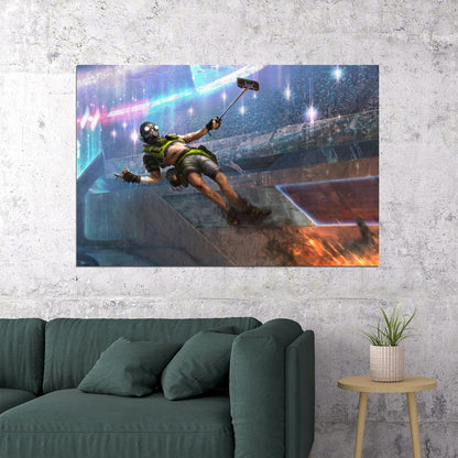 Apex Legends Octane Video Game Poster Wall Art Battle Royale Gaming Print