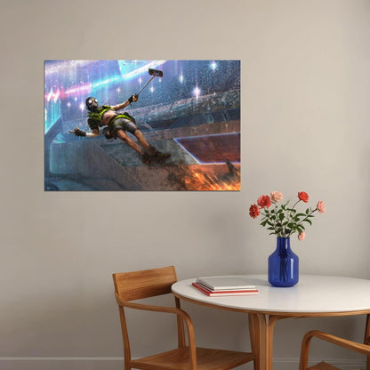 Apex Legends Octane Video Game Poster Wall Art Battle Royale Gaming Print