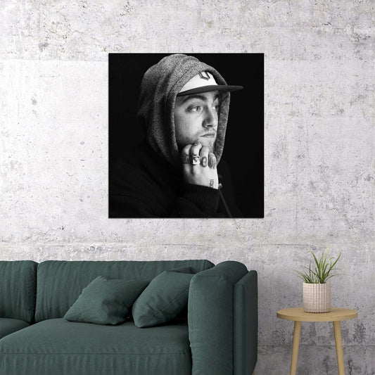 Mac Miller Music Poster Rap Hip-hop Artist Wall Print - xonomax